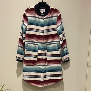 Colorful Striped Women's Jacket